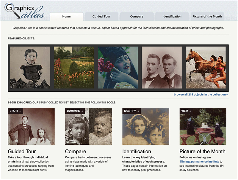 写真の技法、識別について